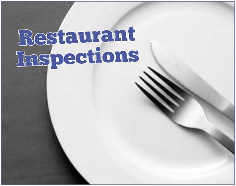 food establishment inspection